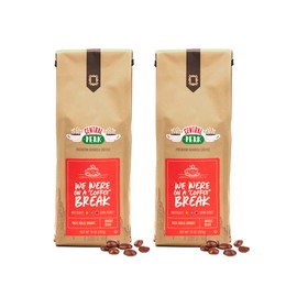 Central Perk Whole Bean Coffee - Dark Roast Coffee - "We Were On A 'Coffee' Break" 100% Arabica Coffee - 2 Bags (10oz)