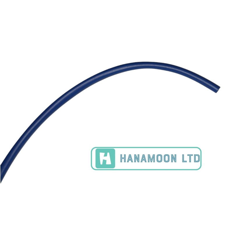 1 Metre Length of Blue PVC Electrical Wire Sleeving 3mm