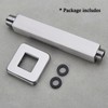Square Shower Arm, BSTIIU 4 Inch Ceiling Mounted Shower Extension