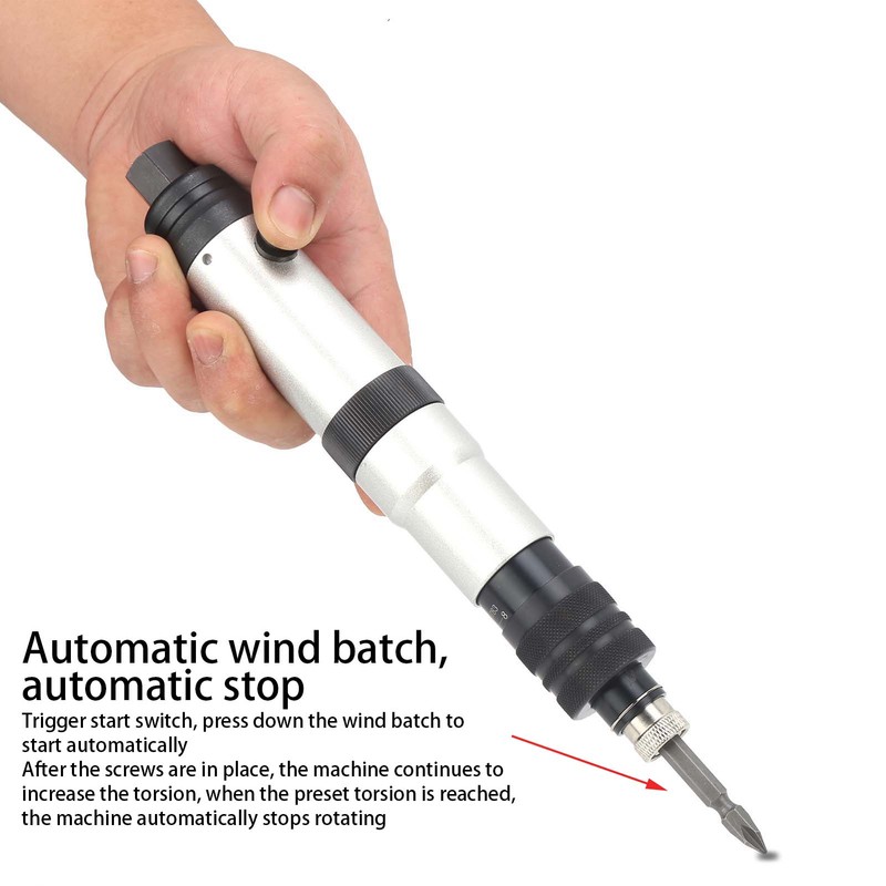 Electric Screwdriver Handheld Straight Preset Torsion Pneumatic Screw Tightening ToolEuropean