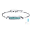 ONEFINITY Turquoise Urn Bracelet For Ashes 925 Sterling Silver Turquoise