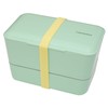 Expanded Double Bento Box by Takenaka (Green Peppermint)