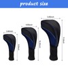 Trendbox Golf Head Cover, 3pc Set Golf Wood Club Headcovers