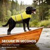 VIVAGLORY Rip Stop Dog Life Vest, Swimming Vest with Handle,
