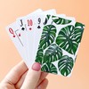CafePress Monstera Leaves Pattern Standard Size Playing Cards
