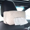 SENYAZON Car Standard Tissue Holder, 120 Tissues Box Cover for