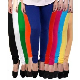 handmade WOMEN  COTTON INDIAN CHURIDAR LEGGINGS YOGA PANTS BOTTOMS LOOKS BRAND USA Seller - Gajri (Carrot)