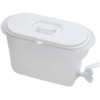 Rosenstein & Söhne Beverage Dispenser: Refrigerator Drinks Container with Spigot