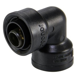 Uponor TotalFit 1/2 inch 90-Degree Elbow, Push-to-Connect Engineered Polymer Fitting System for PEX, PE-RT, CPVC, and Copper - TF4760500