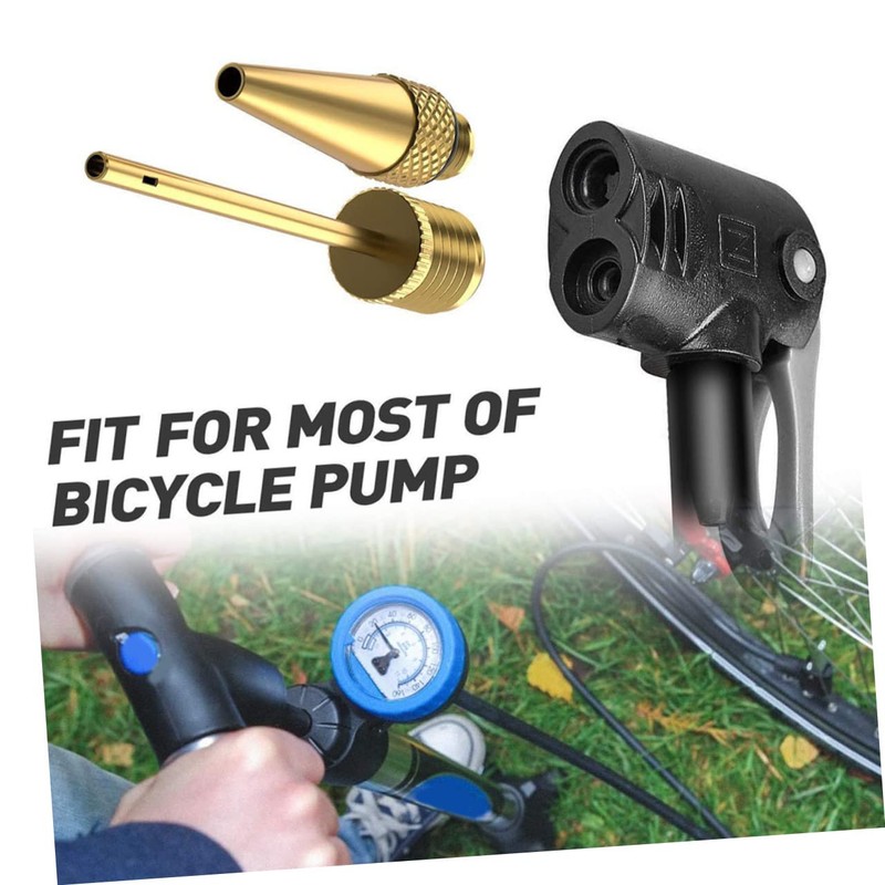 Alipis Inflatable Bike Accessories Set 7pcs Bike Pump Needles Ball