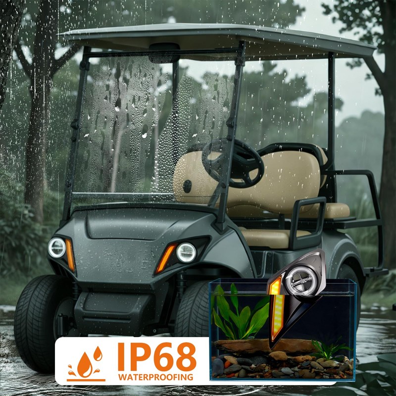 Shu-Ran Golf Cart LED Head Light Kits for Yamaha Drive