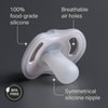 Tommee Tippee Ultra-Light Silicone Pacifier, 18-36 Months, Symmetrical One-Piece Design,
