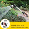 FANHAO Garden Hose Wand Heavy Duty, 16 Inches Metal Watering