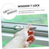 COHEALI Aluminum Alloy Sash Lock Latch Security Window Lock Anti-Theft