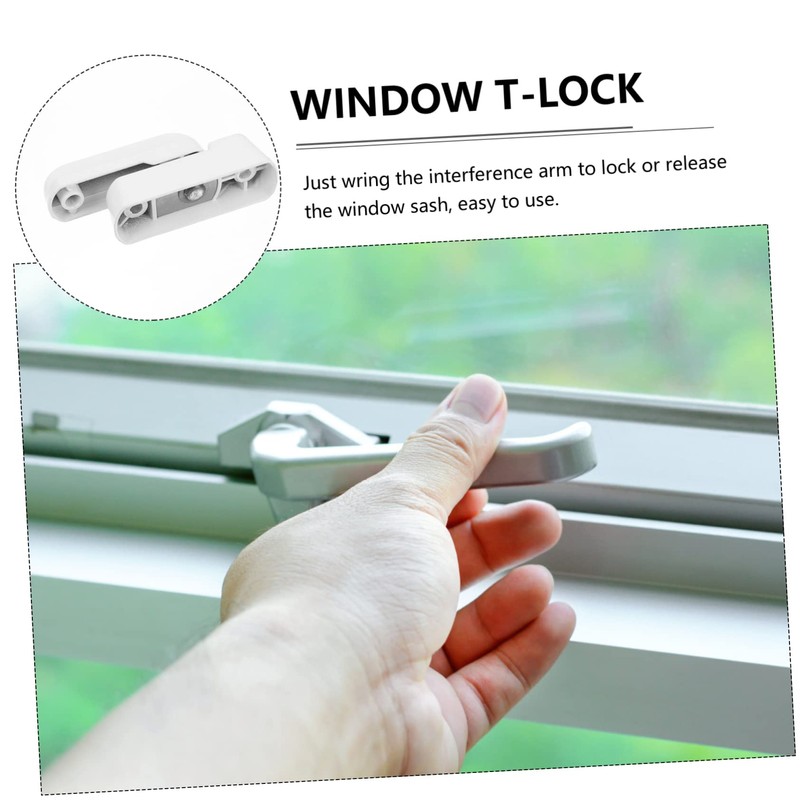 COHEALI Aluminum Alloy Sash Lock Latch Security Window Lock Anti-Theft