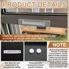 8 Pcs Window Sash Lift Deluxe Sash Lifter, 3-5/16", Window