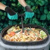 Compost Aerator Tool Turner and Mixing Tool for Outdoor Compost
