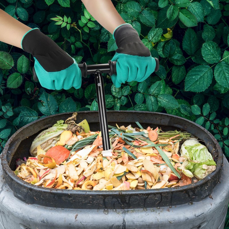 Compost Aerator Tool Turner and Mixing Tool for Outdoor Compost