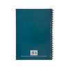 Collins Essential A4 Spiral Wiro Ruled Notebook 80 pages Teal