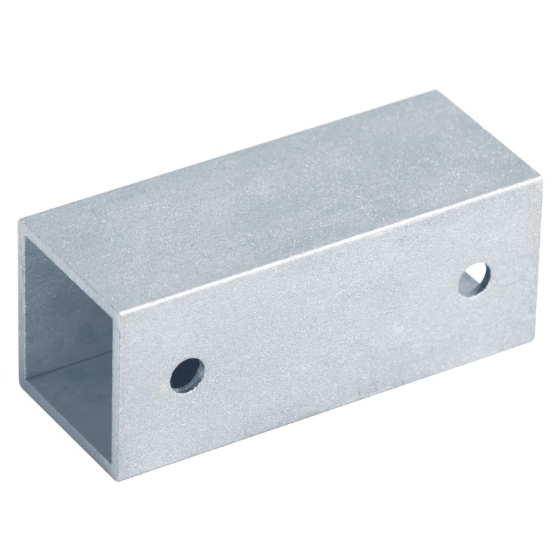OTTFF 10 Pack 1" Aluminum Square Tube Connector, 2 Way