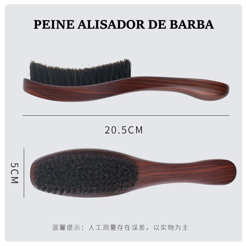 CHENGBAO Cepillo ondulado,cepillo de pelo para hombre, juego de cepillo
