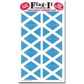 Scotland (St. Andrews) - Country Stickers (50 Pack)