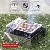 Oxford FirePit Grill for Compact Flat-Pack FirePit Barbecue, Stainless Steel