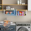 AmonHouseware 2 Pack Under Shelf Storage Basket Organizer,Adjustable Hanging Under