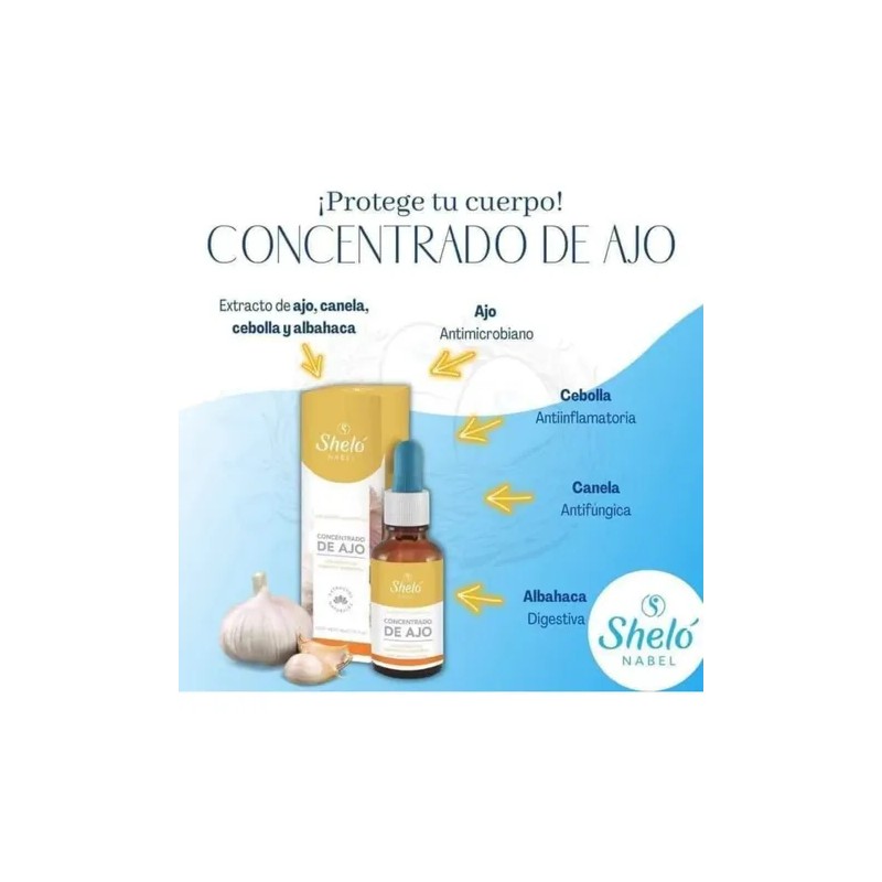 Concentrado De Ajo - Extracto De Ajo, Albahaca Y Hierbabuena