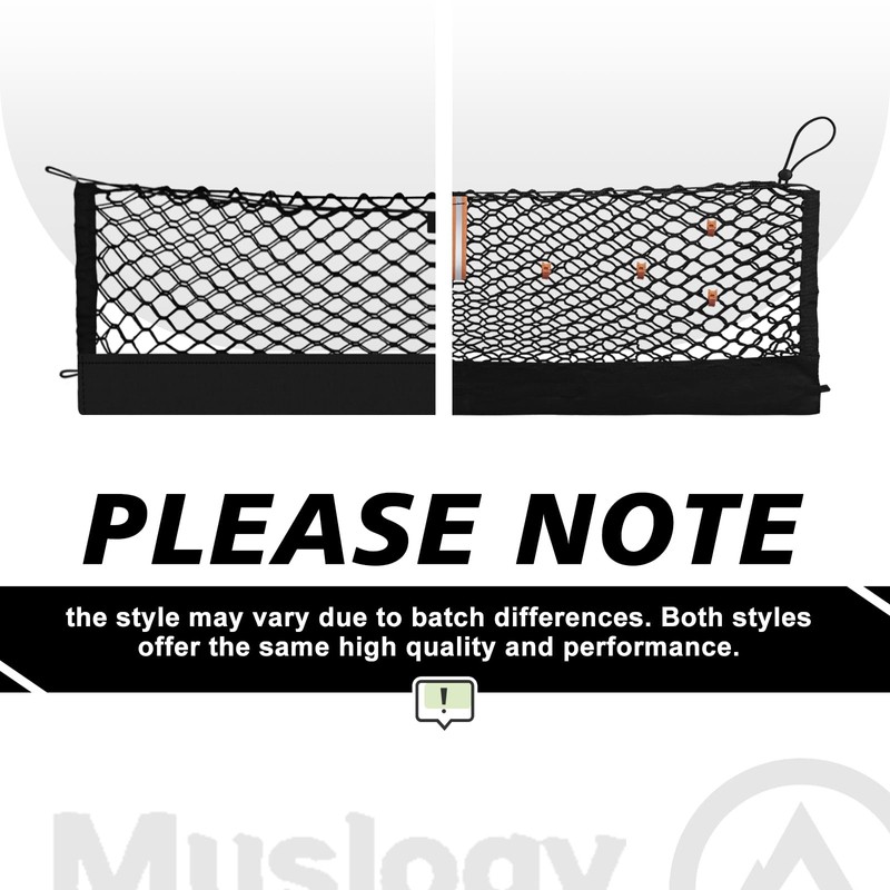 Muslogy Truck Bed Cargo Net Trunk Netting Compatible with 2022-2025