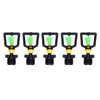 5PCS G1/2 Male Thread Rotating Sprinkler Nozzle Spray Head Misting