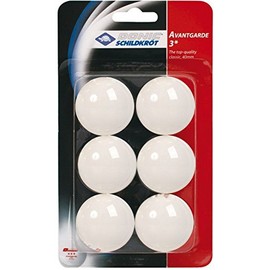 Donic-Schildkröt Avantgarde 3-Star *** Plastic 40+ Table Tennis Balls (Pack of 6) - Orange