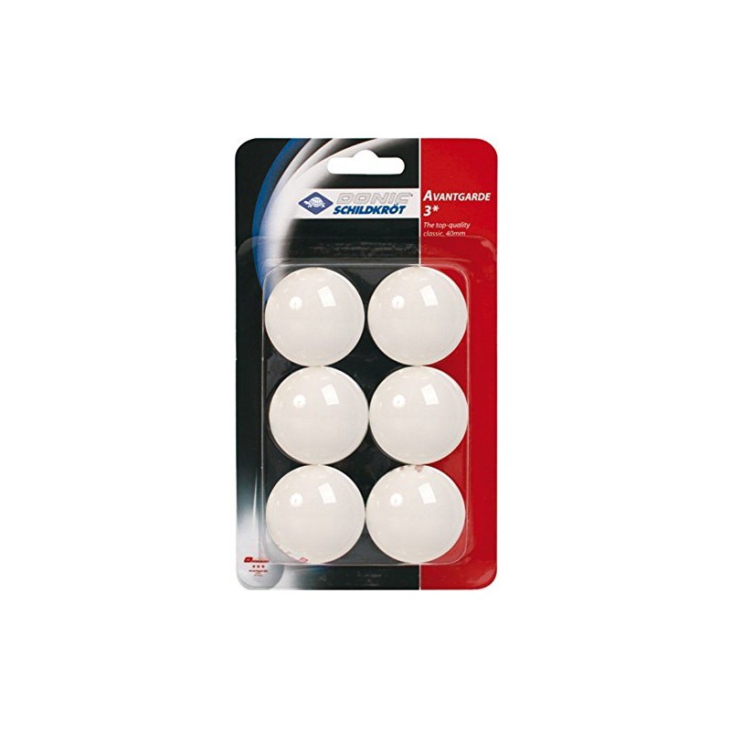 Donic-Schildkröt Avantgarde 3-Star *** Plastic 40+ Table Tennis Balls (Pack