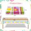 Czdtq Easter Table Cloth,Easter Table Decor Tablecloth,Easter Table Covers,Square Table