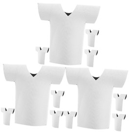 ULTECHNOVO 12 Pcs Shirt Shaped Bottle Sleeves Neoprene Double Sided Blank Sports Bottle Protectors DIY Covers for Outdoor Activities and Beverage Insulation