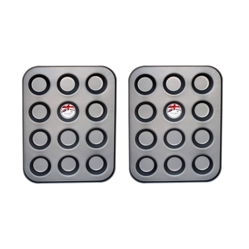 Samuel Groves 2X 12 Long Life Hole Bun Yorkshire Pudding