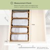 KitchenEdge Bamboo Kitchen Towel and Food-Storage Organizer, Perfect for Kitchen