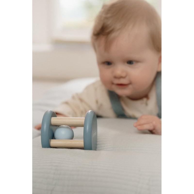 Little Dutch Forest Friends 7251 FSC Wooden Rattle Blue
