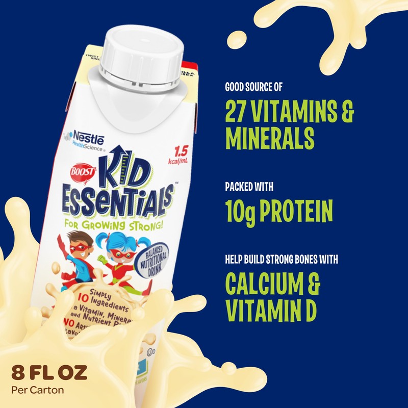 BOOST KID ESSENTIALS 1.5 Balanced Nutritional Drink for Children, Vanilla
