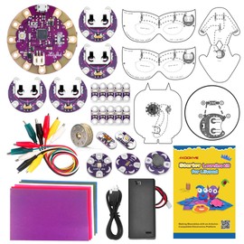 KOOKYE Lilypad Sewable Starter Kit Learning Wearable E-Textile Cuttable Electronics Sewing Kit