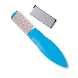 CREDO Callus Flat Rasp Pop Art, Rustproof, Blue
