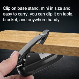 Clip-On LED Book Light, Adjustable Music Stand Lamp, Mini Book Light, 8LEDs Eye-Care Design, for Music Practice, Home Reading, Office Use