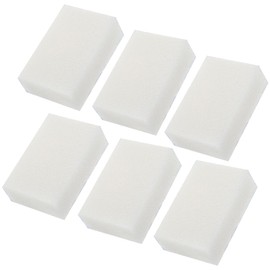 Qzbhct 6 Pcs Aquarium Bio Sponge White Foam Filter Pads Compatible with Aqua Clear 70/300 Filtration Systems
