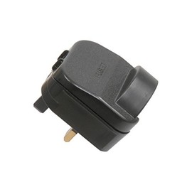 Mercury 13A Fused Euro Plug to 3-Pin UK Plug Converter