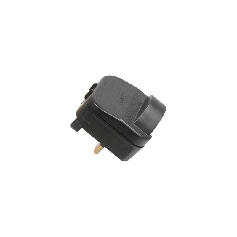 Mercury 13A Fused Euro Plug to 3-Pin UK Plug Converter