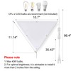 haultop Corner Light with Switch, Ceiling Corner Lights for Living