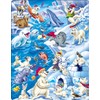 Larsen US28 Playful Cartoon Animals in the Arctic, 36 Piece