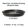 7" to 20" inch Base Commercial Heavy Duty Noon Stick