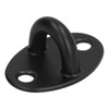 Gsycle Ceiling Hooks Stainless Steel 10 Pieces Eye Plate Black