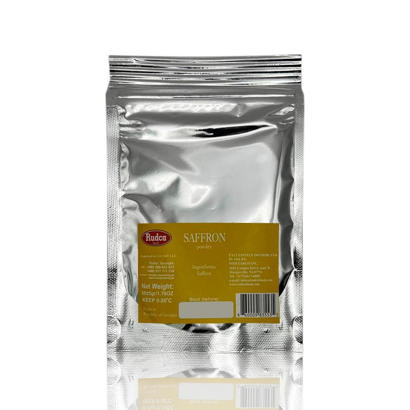 Rudca Food Saffron Natural Dry Spice Ground From Georgia 1.78